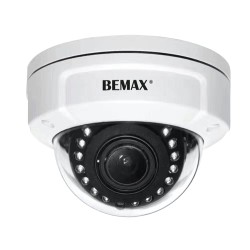 Telecamera Dome IP est. 8Mp, 12 led, 12M, PoE, Bemax