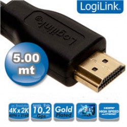 Cavo HDMI, 1.4 maschio, black, 5M LogiLink