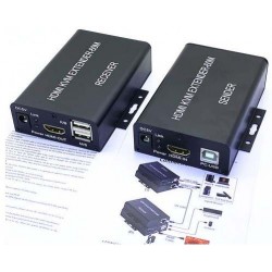 KVM HDMI + USB Estender attivo CAT5/6 (coppia), Bemax